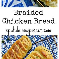 Easy Braided Chicken Bread