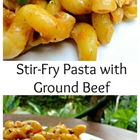 Stir-Fry Pasta with Ground Beef