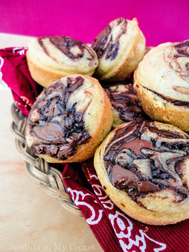 These pumpkin Nutella swirl muffins are the BOMB. They’re soft, tender, and extremely moist. You won’t be able to stop at one!